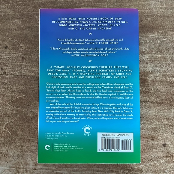 6/$30 Saint X by Alexis Schaitkin paperback book - Picture 2 of 5
